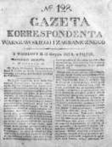 Gazeta Korrespondenta Warszawskiego i Zagranicznego 1825, Nr 128