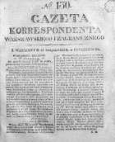 Gazeta Korrespondenta Warszawskiego i Zagranicznego 1825, Nr 130