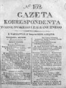 Gazeta Korrespondenta Warszawskiego i Zagranicznego 1825, Nr 132