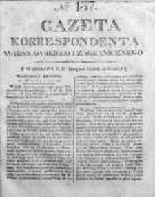 Gazeta Korrespondenta Warszawskiego i Zagranicznego 1825, Nr 137
