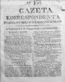 Gazeta Korrespondenta Warszawskiego i Zagranicznego 1825, Nr 138