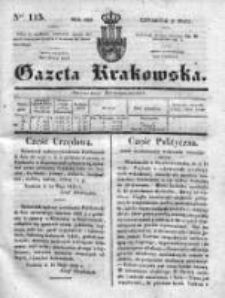 Gazeta Krakowska 1835, II, Nr 115