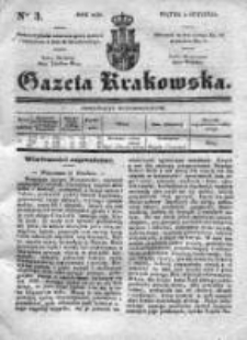 Gazeta Krakowska 1839, I, Nr 3