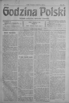 Godzina Polski : dziennik polityczny, społeczny i literacki 5 wrzesień 1918 nr 243