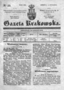 Gazeta Krakowska 1839, I, Nr 10