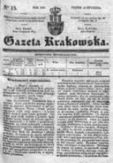 Gazeta Krakowska 1839, I, Nr 15