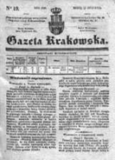 Gazeta Krakowska 1839, I, Nr 19