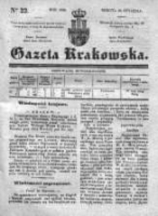 Gazeta Krakowska 1839, I, Nr 22