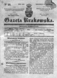 Gazeta Krakowska 1839, I, Nr 26