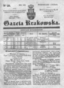 Gazeta Krakowska 1839, I, Nr 28