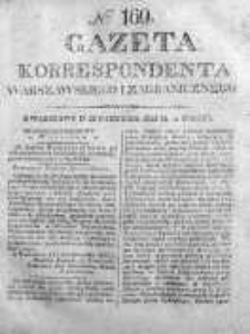 Gazeta Korrespondenta Warszawskiego i Zagranicznego 1825, Nr 169
