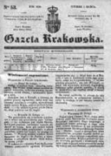 Gazeta Krakowska 1839, I, Nr 53