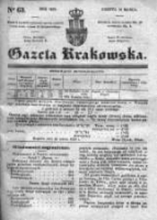 Gazeta Krakowska 1839, I, Nr 63