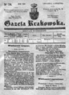 Gazeta Krakowska 1839, II, Nr 78
