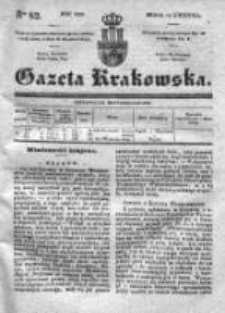Gazeta Krakowska 1839, II, Nr 82