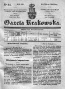 Gazeta Krakowska 1839, II, Nr 84