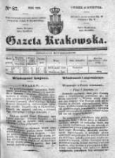 Gazeta Krakowska 1839, II, Nr 87