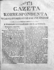 Gazeta Korrespondenta Warszawskiego i Zagranicznego 1825, Nr 171