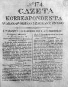 Gazeta Korrespondenta Warszawskiego i Zagranicznego 1825, Nr 174