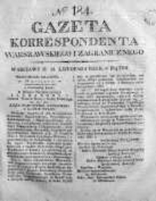 Gazeta Korrespondenta Warszawskiego i Zagranicznego 1825, Nr 184