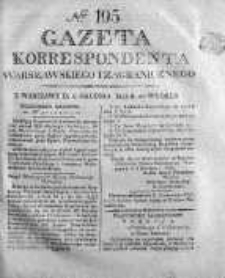 Gazeta Korrespondenta Warszawskiego i Zagranicznego 1825, Nr 195
