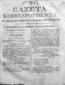 Gazeta Korrespondenta Warszawskiego i Zagranicznego 1825, Nr 203