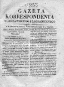 Gazeta Korrespondenta Warszawskiego i Zagranicznego 1828, Nr 253
