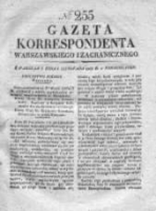 Gazeta Korrespondenta Warszawskiego i Zagranicznego 1828, Nr 255