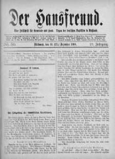 Der Hausfreund 10 grudzień 1908 nr 50