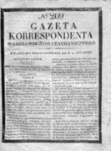 Gazeta Korrespondenta Warszawskiego i Zagranicznego 1828, Nr 269