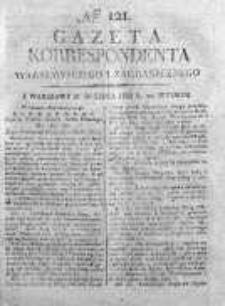 Gazeta Korrespondenta Warszawskiego i Zagranicznego 1822, Nr 121
