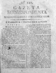 Gazeta Korrespondenta Warszawskiego i Zagranicznego 1822, Nr 122