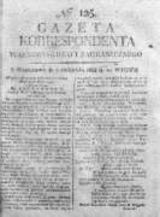 Gazeta Korrespondenta Warszawskiego i Zagranicznego 1822, Nr 125