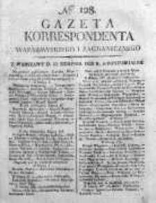 Gazeta Korrespondenta Warszawskiego i Zagranicznego 1822, Nr 128
