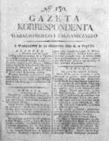 Gazeta Korrespondenta Warszawskiego i Zagranicznego 1822, Nr 130