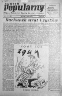 Kurier Popularny. Organ Polskiej Partii Socjalistycznej 1947, I, Nr 1