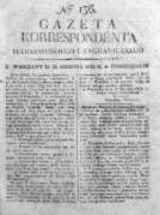 Gazeta Korrespondenta Warszawskiego i Zagranicznego 1822, Nr 136