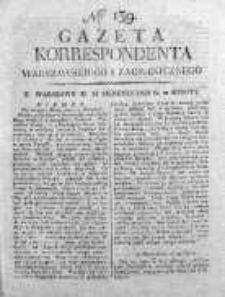 Gazeta Korrespondenta Warszawskiego i Zagranicznego 1822, Nr 139