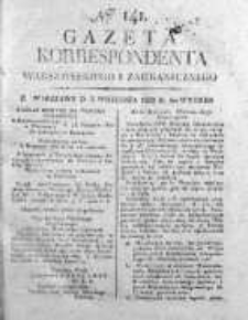Gazeta Korrespondenta Warszawskiego i Zagranicznego 1822, Nr 141
