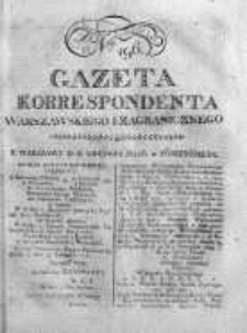 Gazeta Korrespondenta Warszawskiego i Zagranicznego 1822, Nr 196