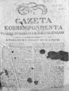 Gazeta Korrespondenta Warszawskiego i Zagranicznego 1823, Nr 1