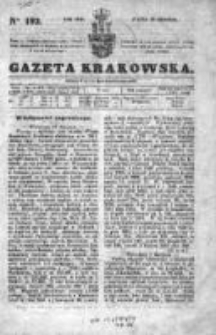 Gazeta Krakowska, 1845, Nr 192