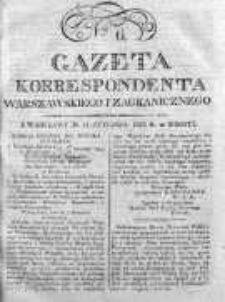 Gazeta Korrespondenta Warszawskiego i Zagranicznego 1823, Nr 6