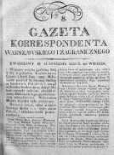 Gazeta Korrespondenta Warszawskiego i Zagranicznego 1823, Nr 8