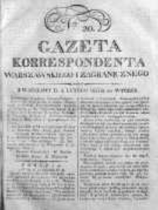 Gazeta Korrespondenta Warszawskiego i Zagranicznego 1823, Nr 20