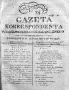 Gazeta Korrespondenta Warszawskiego i Zagranicznego 1823, Nr 24