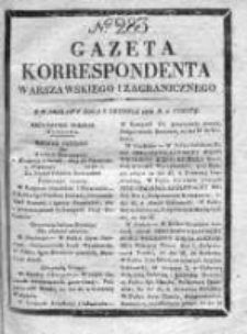 Gazeta Korrespondenta Warszawskiego i Zagranicznego 1828, Nr 283