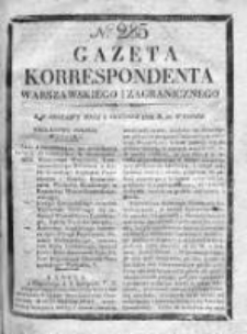 Gazeta Korrespondenta Warszawskiego i Zagranicznego 1828, Nr 285