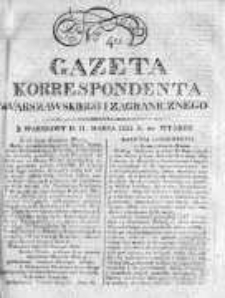 Gazeta Korrespondenta Warszawskiego i Zagranicznego 1823, Nr 40