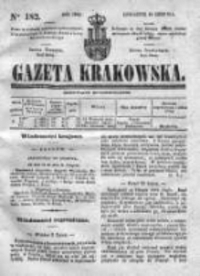 Gazeta Krakowska, 1841, Nr 182